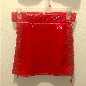 HOT RED Skirt (Bottom to a 2 Piece Set)